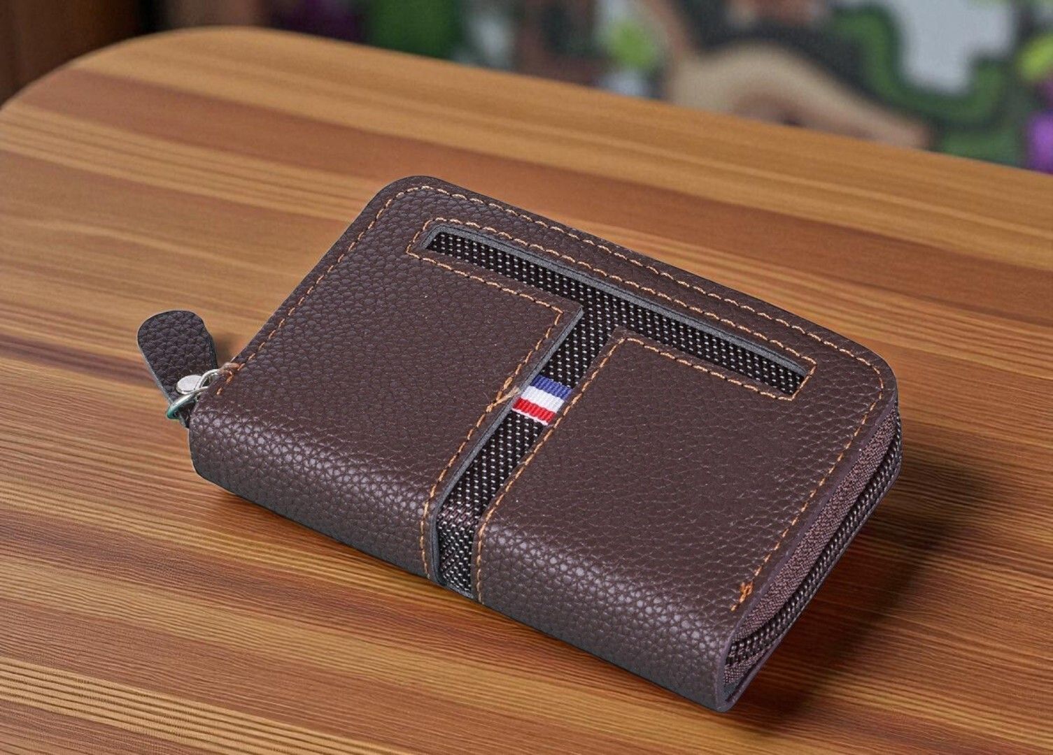 metronaut Men Casual, Formal Brown Genuine Leather RFID Card Holder-picture-19