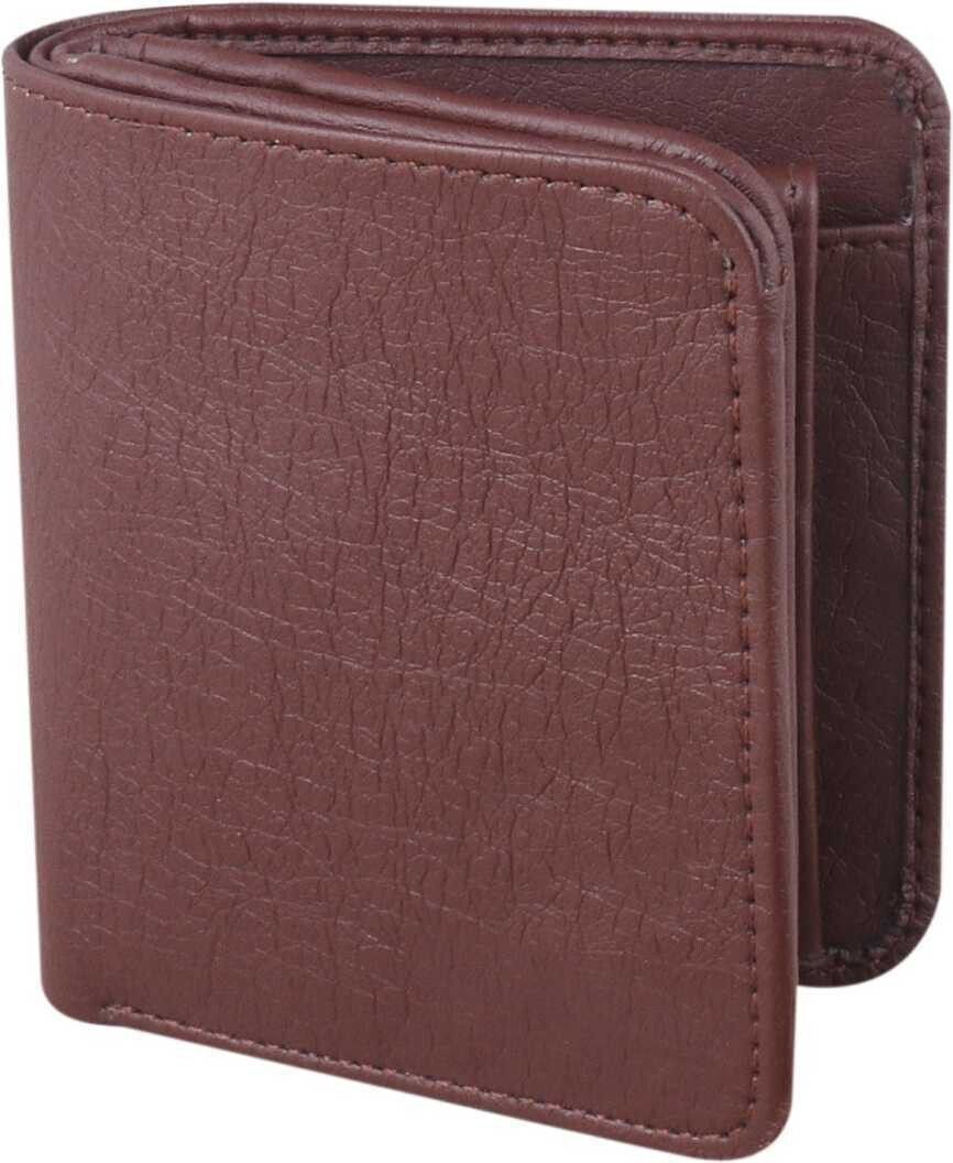 Men Formal, Casual, Evening/Party, Ethnic, Travel, Trendy Brown Artificial Leather RFID Wallet