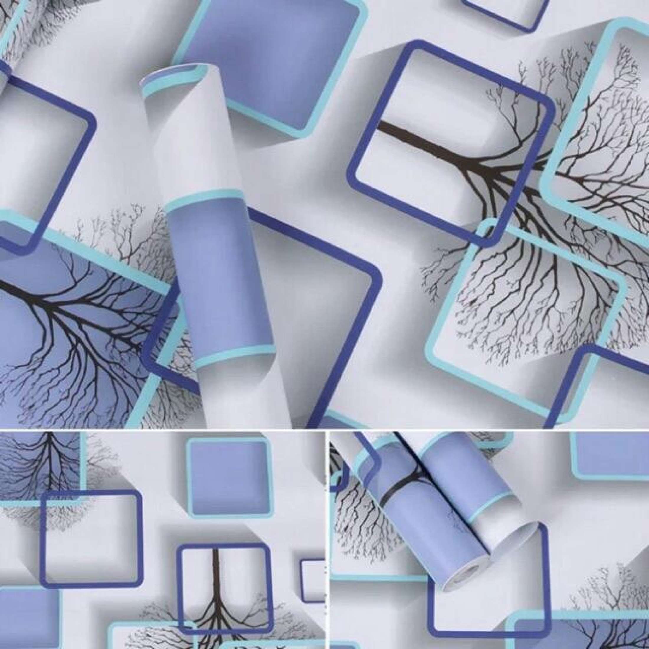 nuwallpaper Vinyl Abstract Blue Wallpaper-picture-19