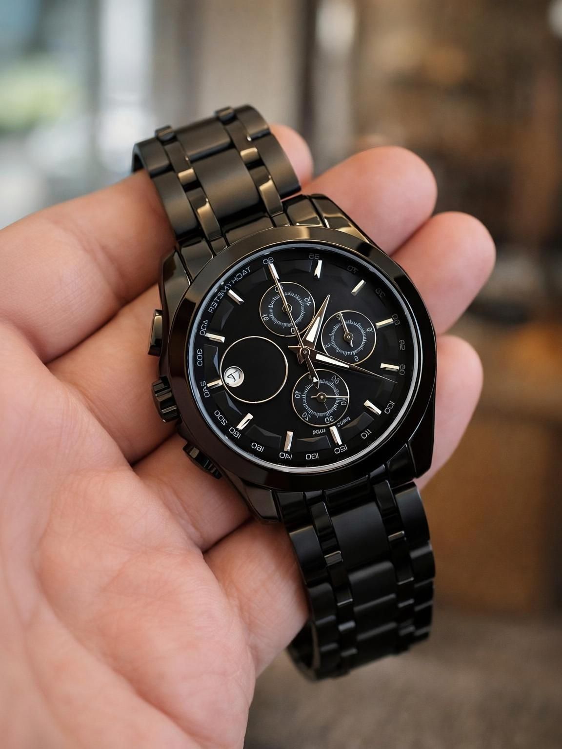 ritoza TISORT Analog Watch - For Men ALL BLACK SPECIAL EDITION BY FORMA Digital Watch - For Men-picture-4
