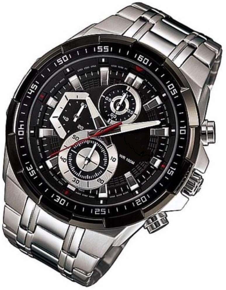 Analog Watch - For Men Analog-Men-Silver-Black