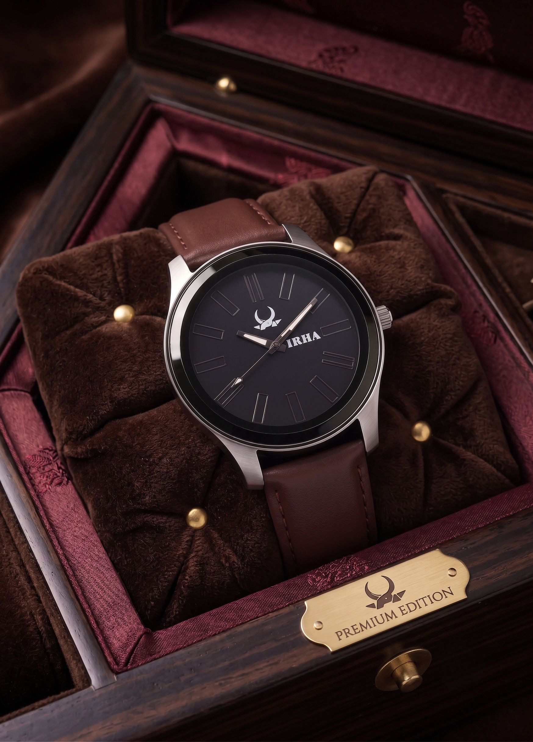 irha Analog Watch - For Men 25_LTHR_L_BROWN-picture-23