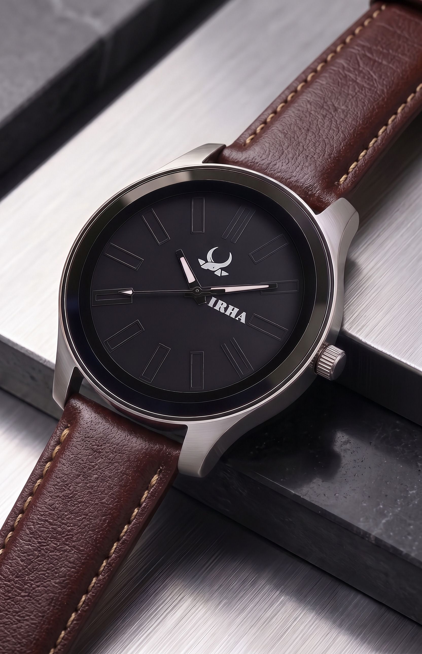 irha Analog Watch - For Men 25_LTHR_M_BROWN-picture-13