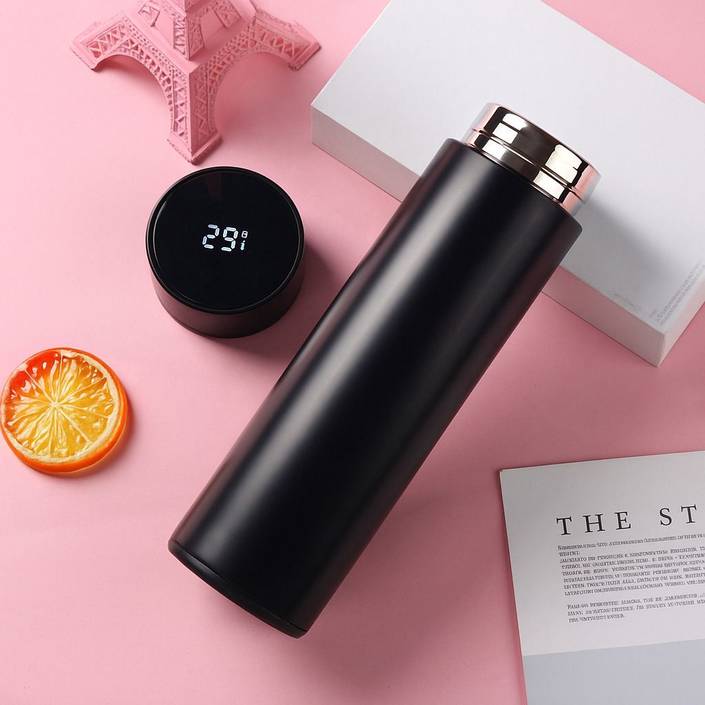 Smart Temperature Bottle 500 ml Plastic Flask-image-26