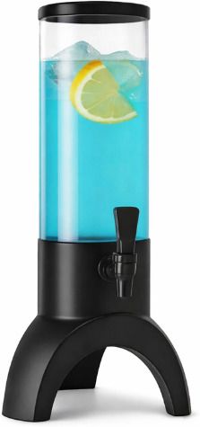 omkarixa 1.5 L Polycarbonate Tabletop Beverage Dispenser Tower | Black Bottom Loading Water Dispenser-picture-4