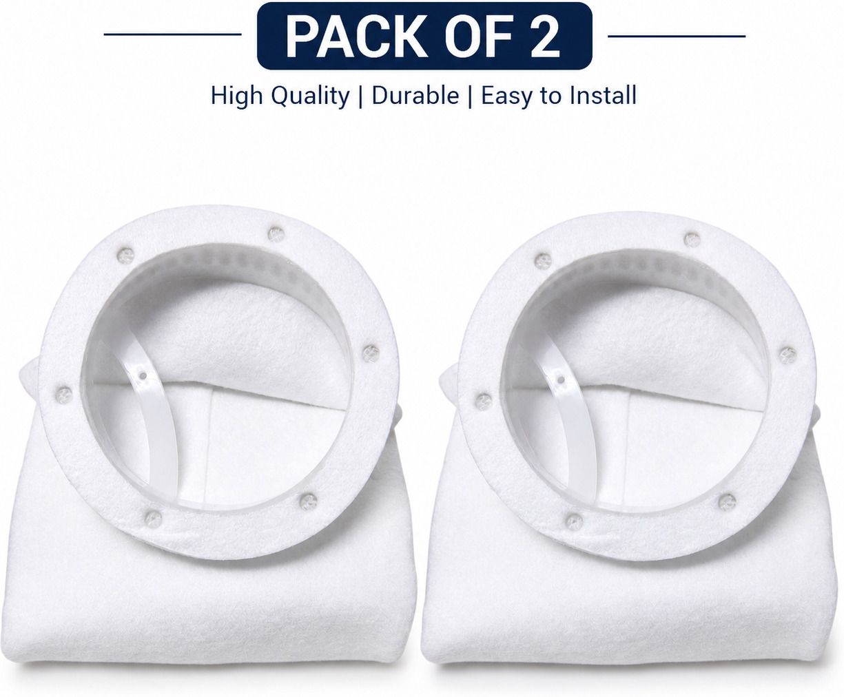 flaner Filter Bag 4" x 20" Sand,Dust, Rust Removal For Borewell, Tank & RO Filtration Solid Filter Cartridge-picture-31