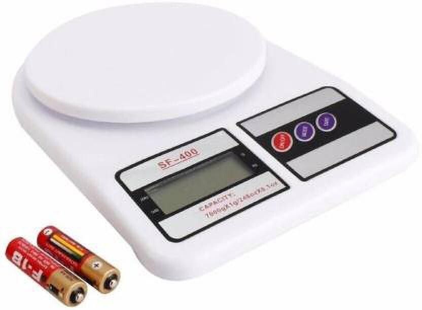 texla Sf400 Round Plate Mutiple Use General KItchen & store Weight Machine 1 GmTo 10 Kg (White Colour) Weighing Scale-image-20