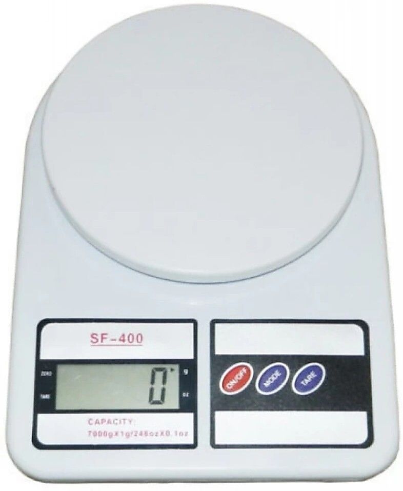 texla SF400 Electronic Compact Kitchen Scale with Max Capacity 10KG Weighing Scale