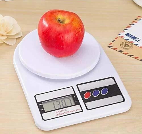PKAP  Digital Kitchen Weighing Machine Multipurpose Electronic Weight Scale with Backlit LCD Display for Measuring Food, Cake, Vegetable, Fruit Weighing Scale