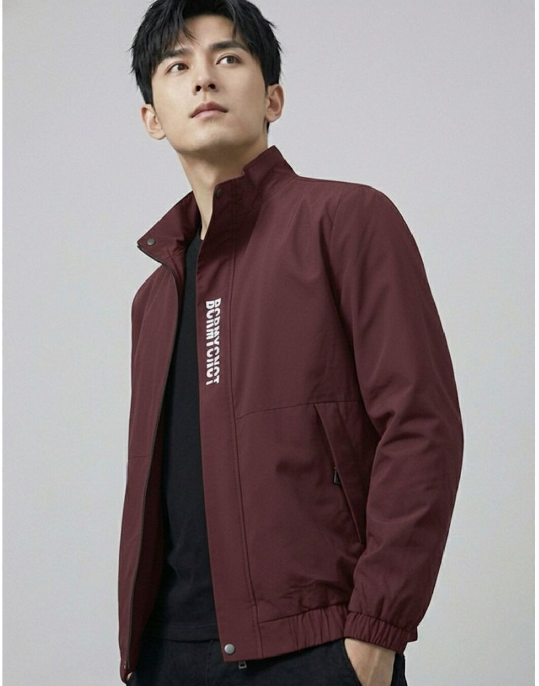 Mia Fashion Men's Lightweight Windcheater - Water Resistant, Breathable Sports Jacket Men Wind Cheater-picture-12