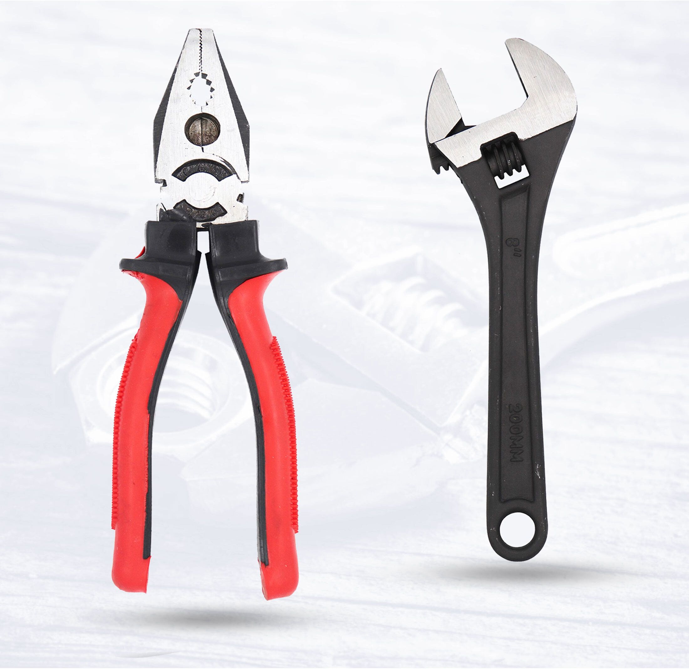 HGCM171M1 8"inch Adjustable Combinational Plier Single Sided Open End Wrench-image-40