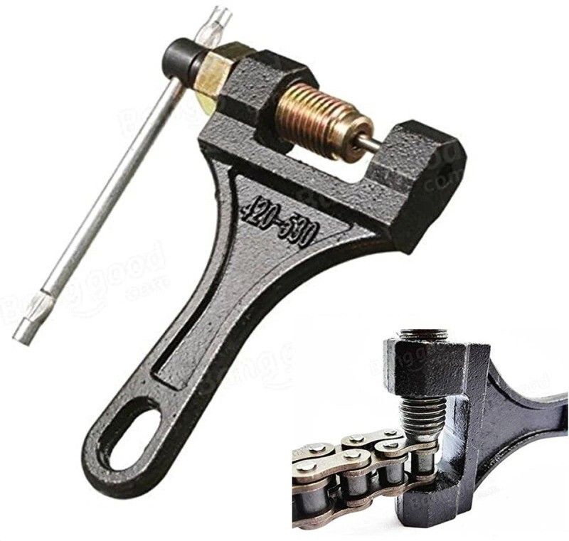 hu creations 1PC Motorcycle Chain Breaker Link Removal Splitter Motor Chain Cutter Riveting Tool 420-530 Motorcycle Tools Accessories AASONS Single Sided Speciality-picture-10