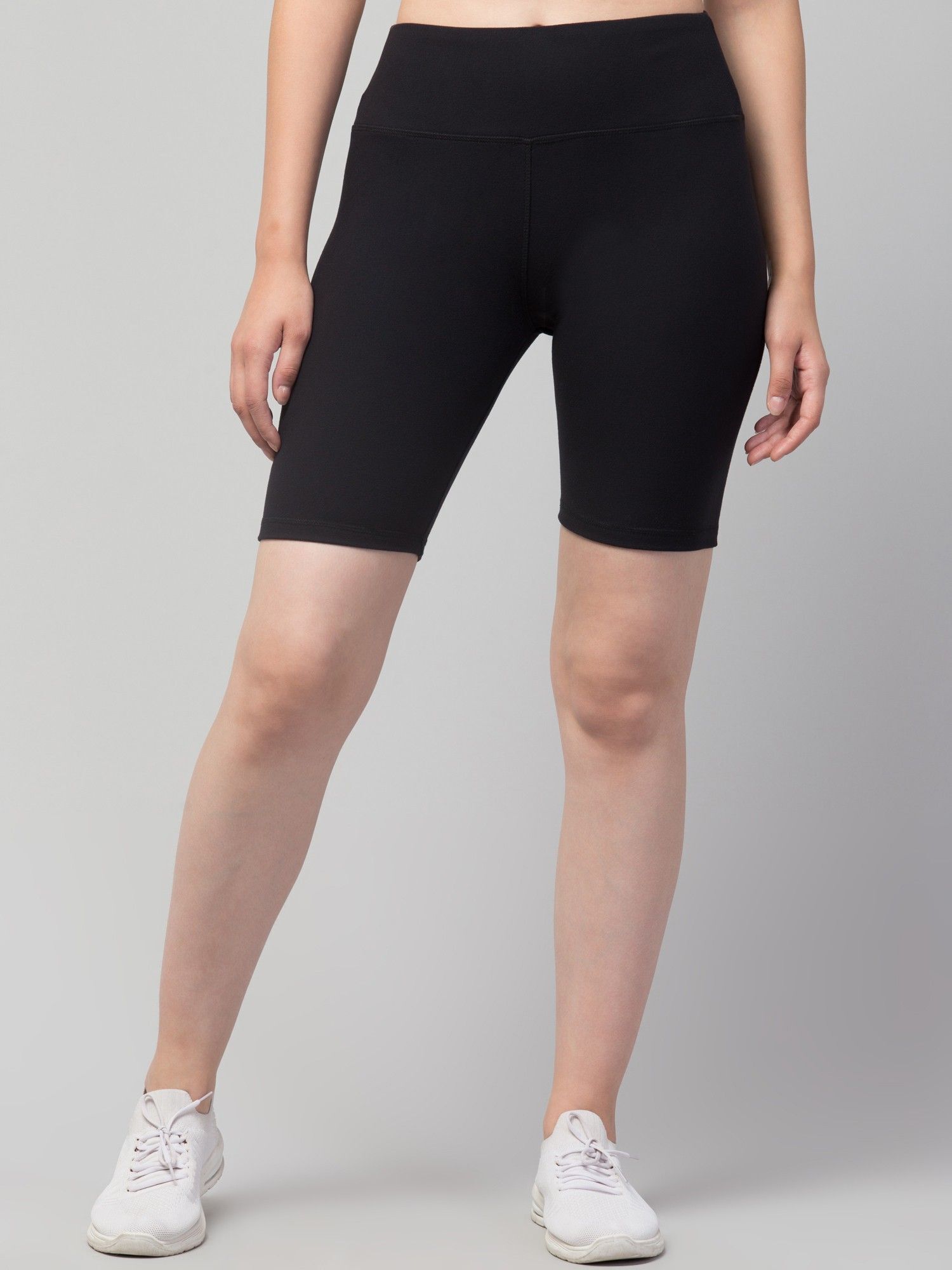 the klowt co Pack of 2 Solid Women Black Sports Shorts-picture-25