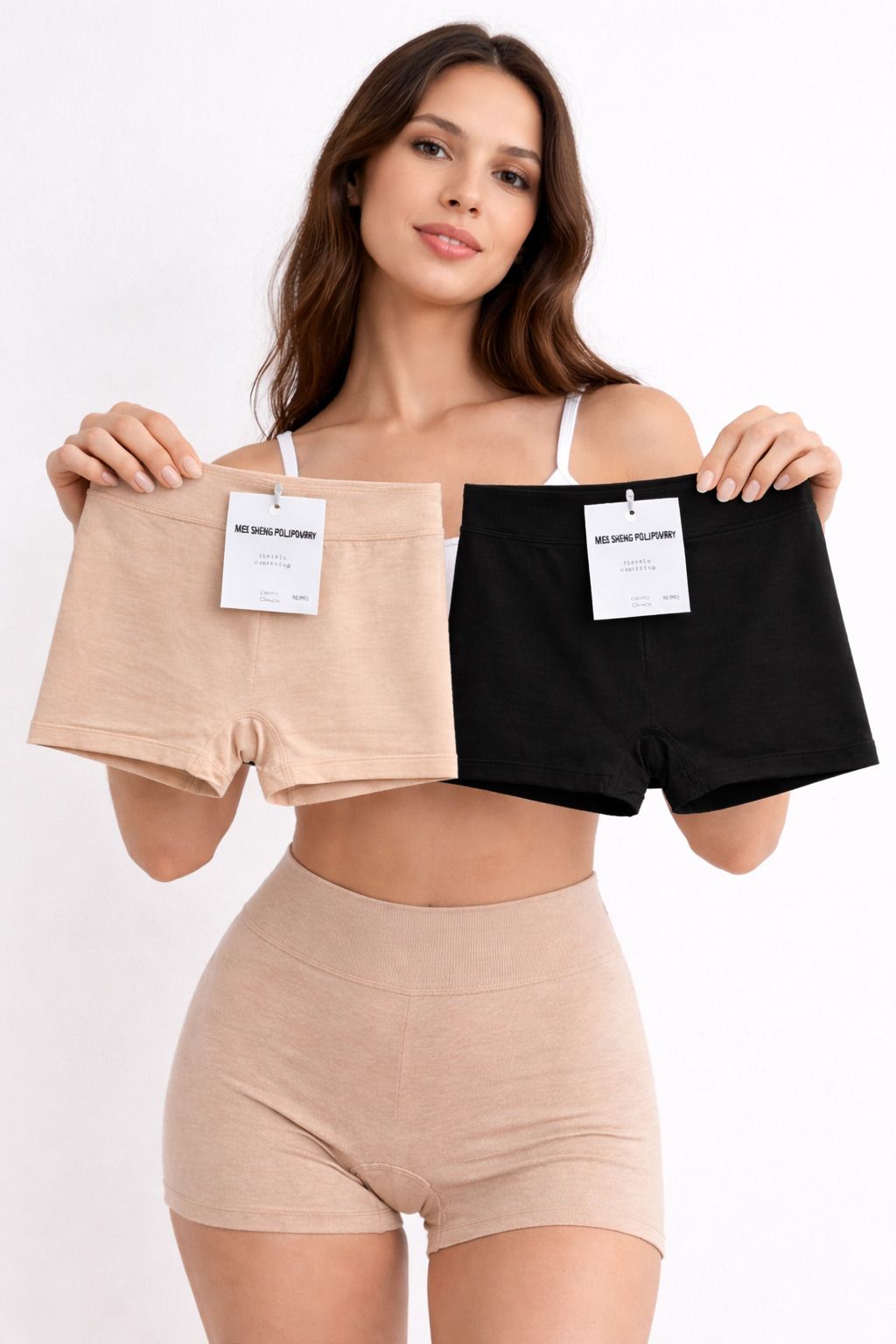 ankit enterprise Solid Women Reversible Beige, Black Regular Shorts-picture-20