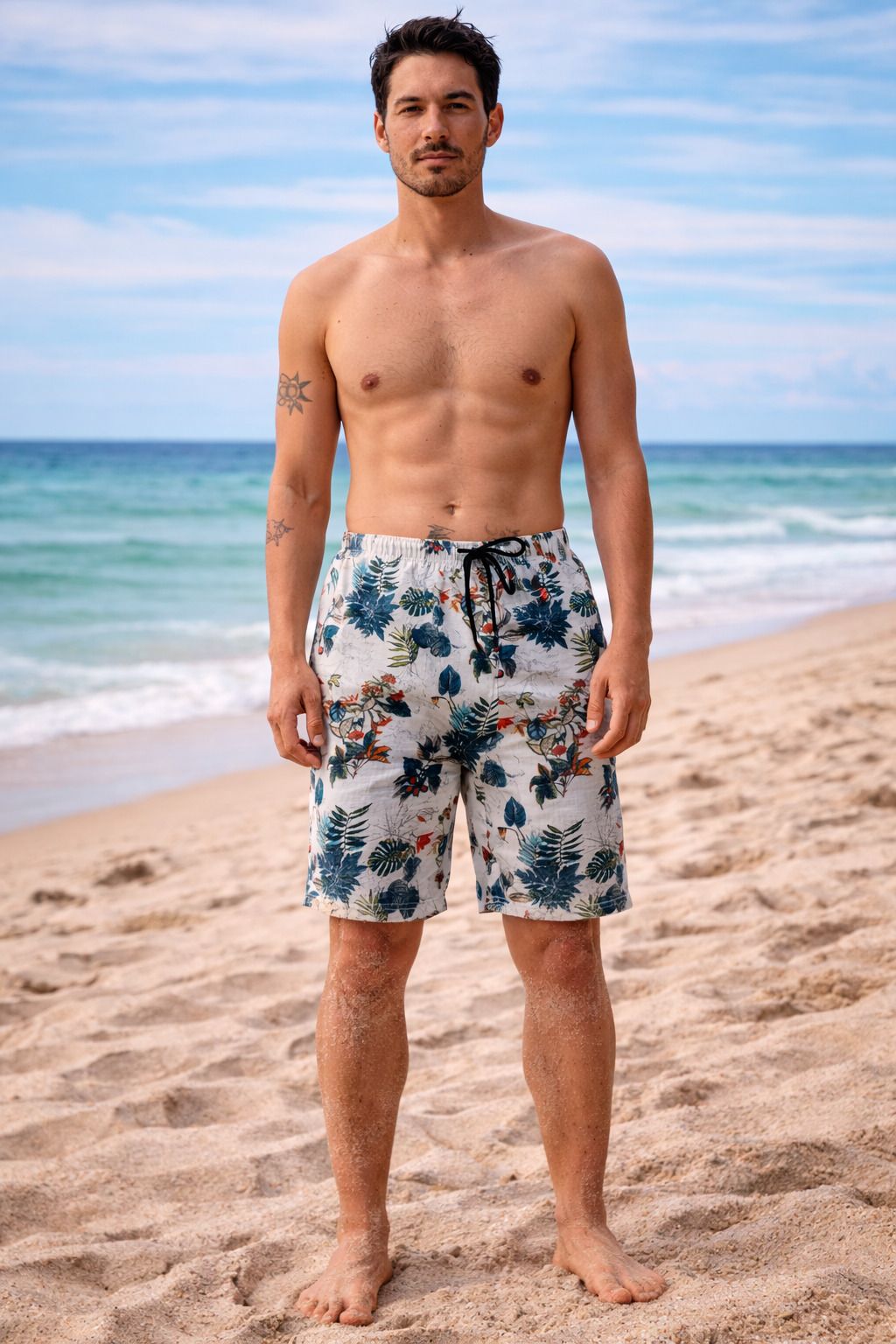 zilcon Printed Men Green Beach Shorts-picture-26