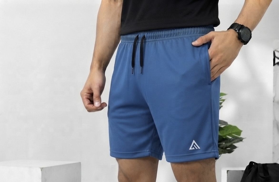 adrenex Solid Men Blue Gym Shorts, Running Shorts, Sports Shorts, Casual Shorts-picture-33