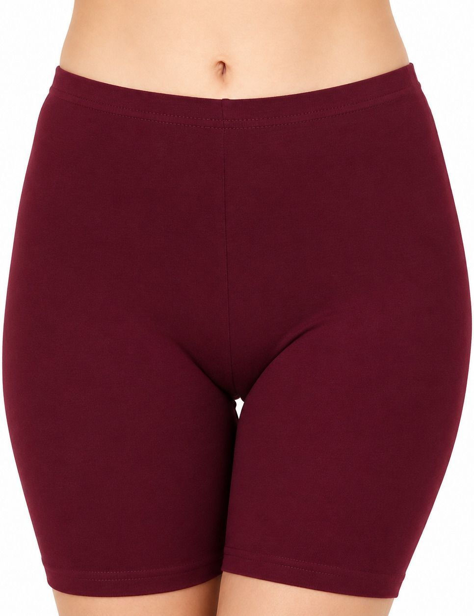 Solid Women Maroon Cycling Shorts, Gym Shorts, Regular Shorts, Running Shorts, Sports Shorts-image-19
