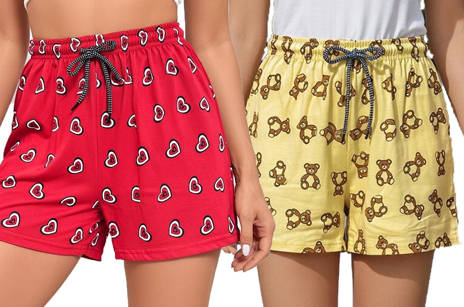 Pack of 2 Printed Women Multicolor Hotpants