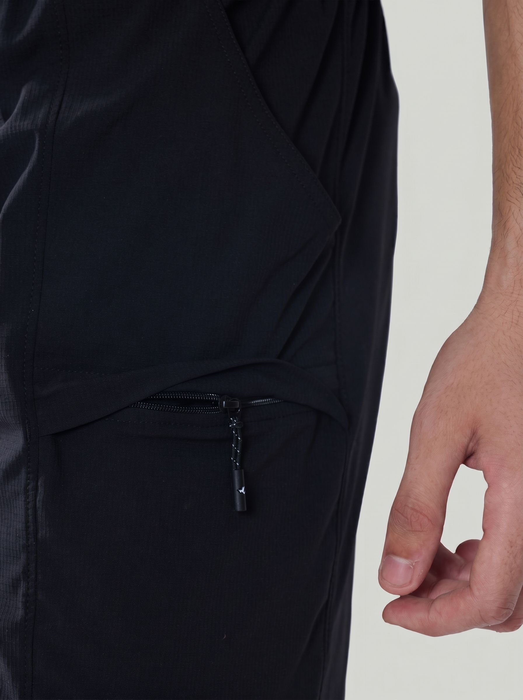 technosport Solid Men Reversible Black Cargo Shorts-picture-11