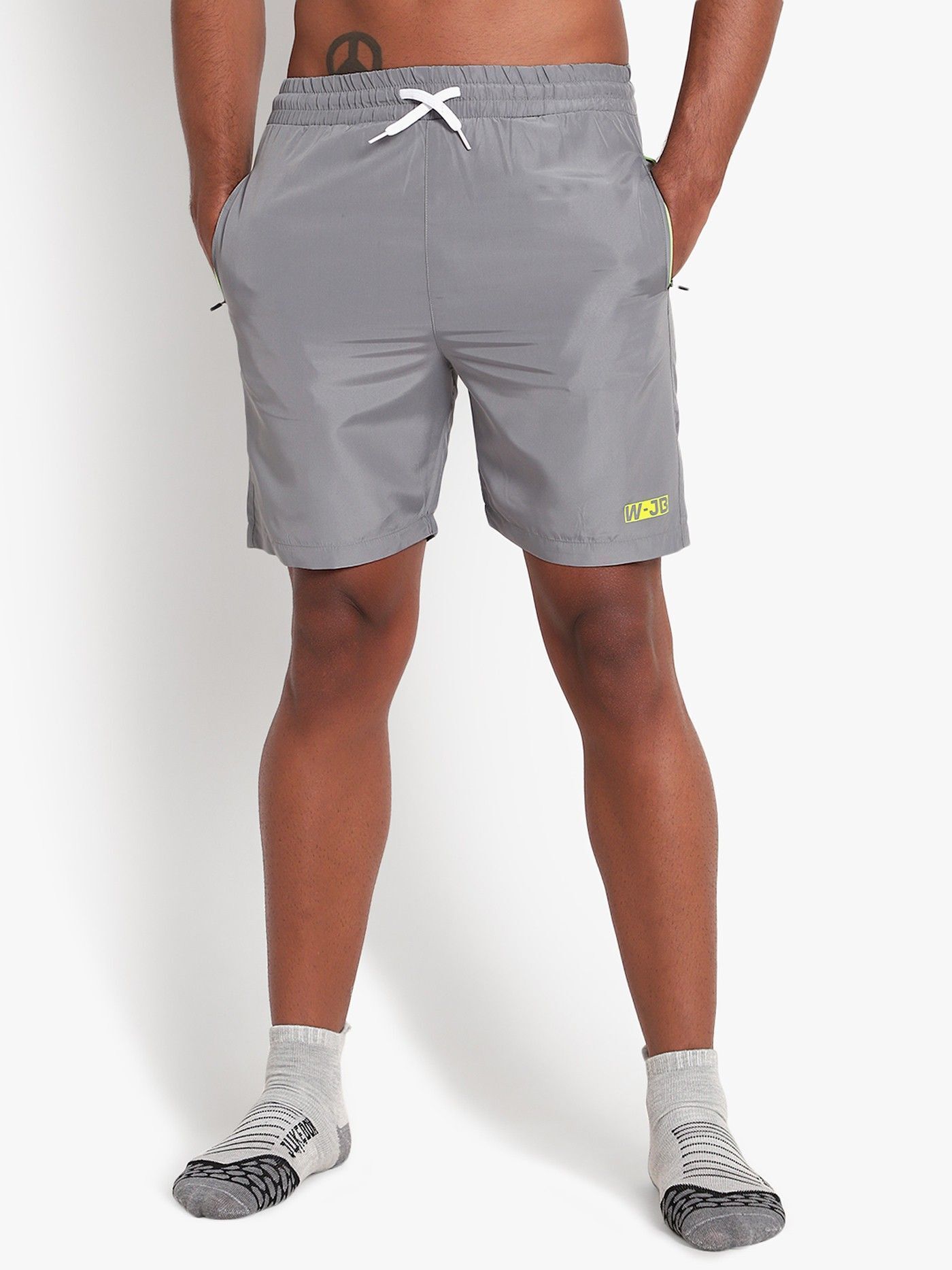 wearjukboxx Solid Men Grey Tights-picture-19