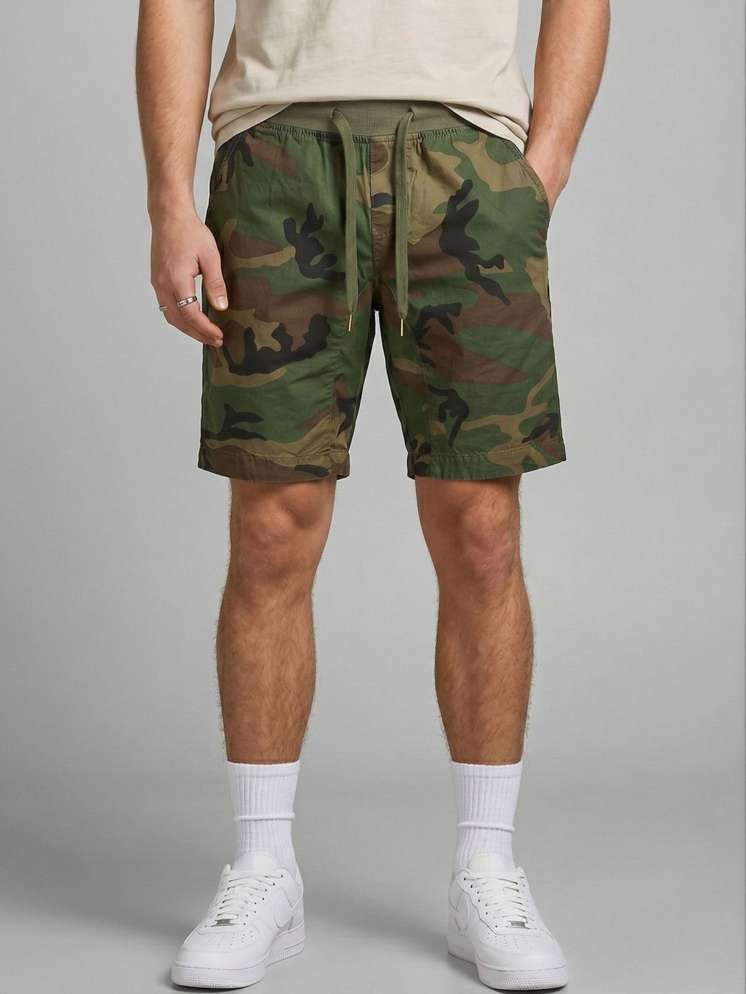 suo Printed Men Green Regular Shorts-picture-48