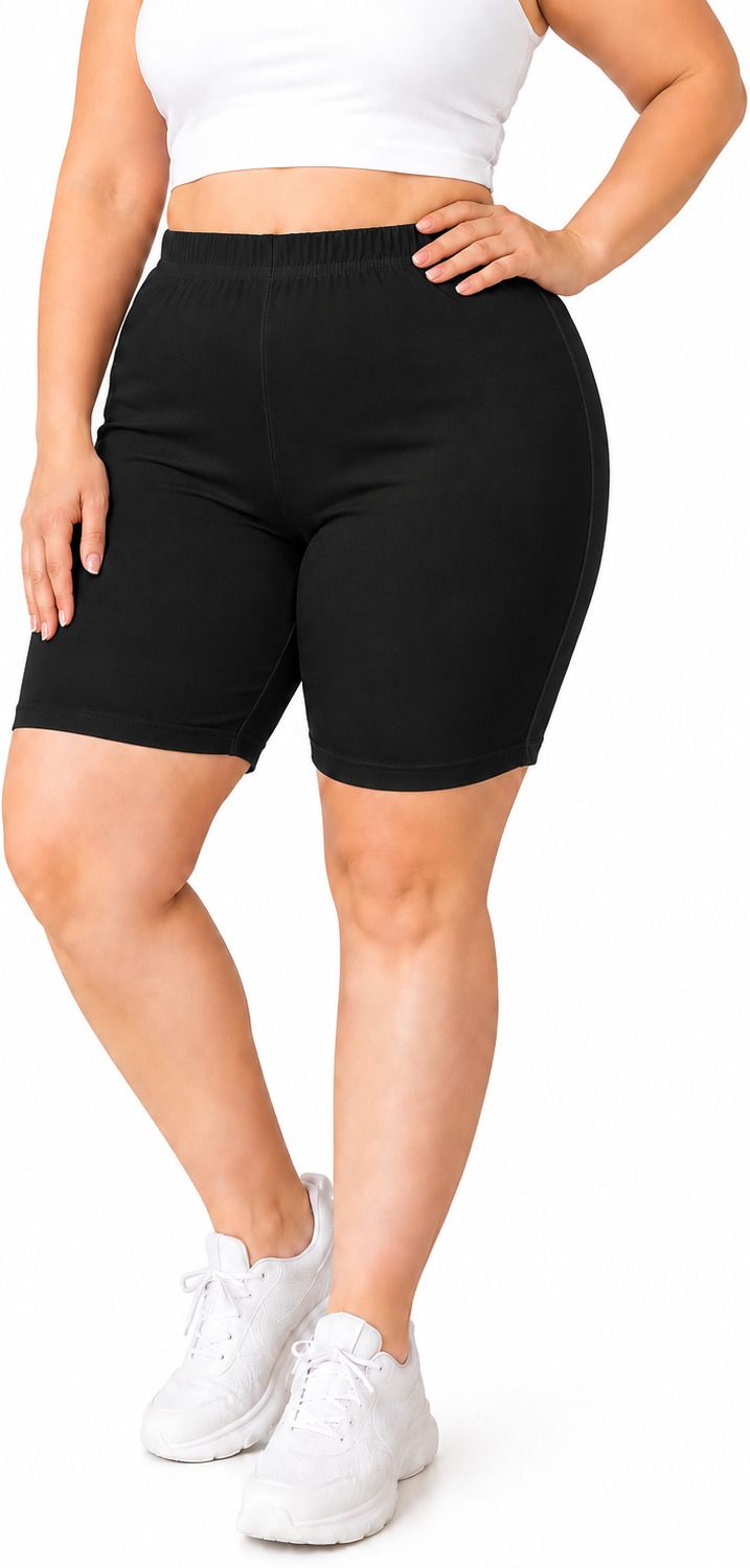 menena Solid Women Black Regular Shorts-picture-27
