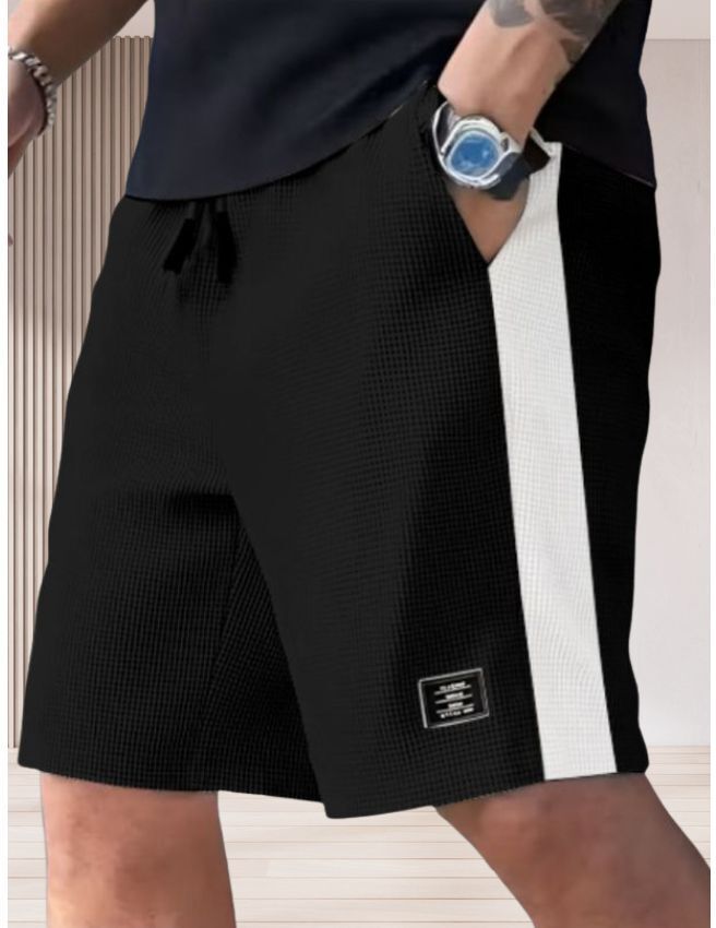 vivek Solid Men Black Regular Shorts-picture-26