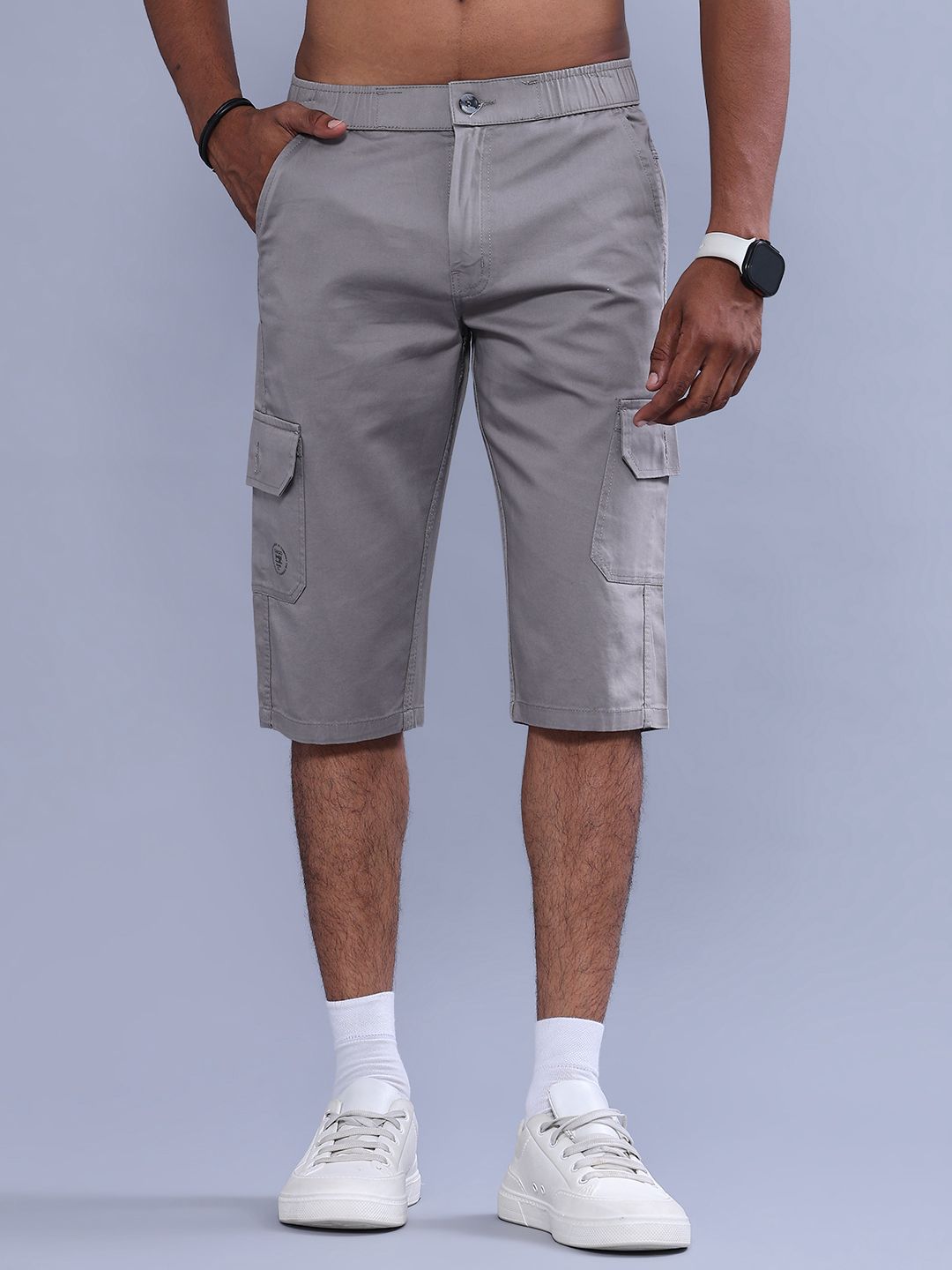 v-mart Solid Men Three Fourths-picture-17