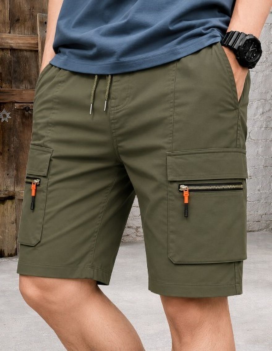 pitzz Solid Men Multicolor Cargo Shorts-picture-22