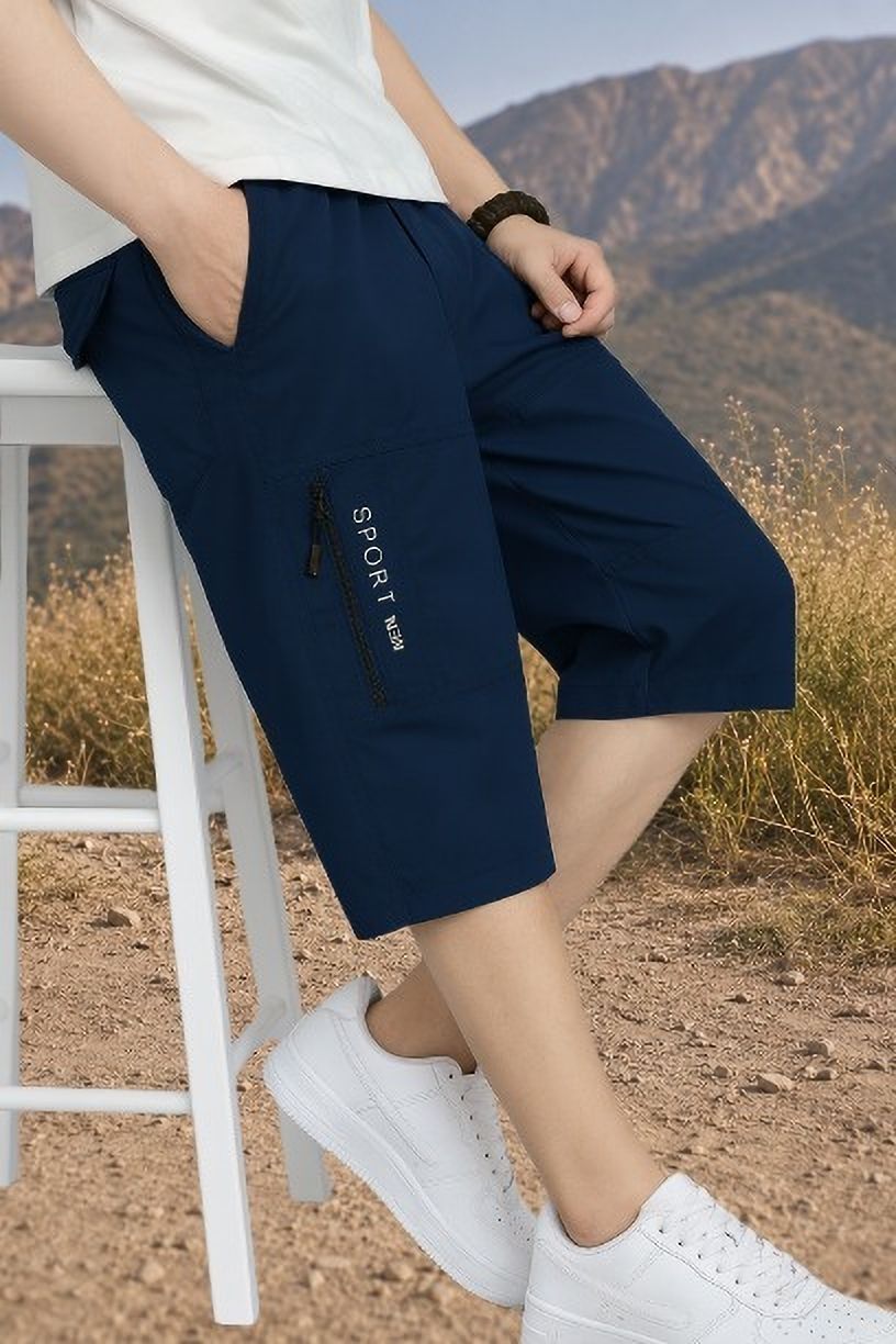 pitzz Solid Men Multicolor Cargo Shorts-picture-42