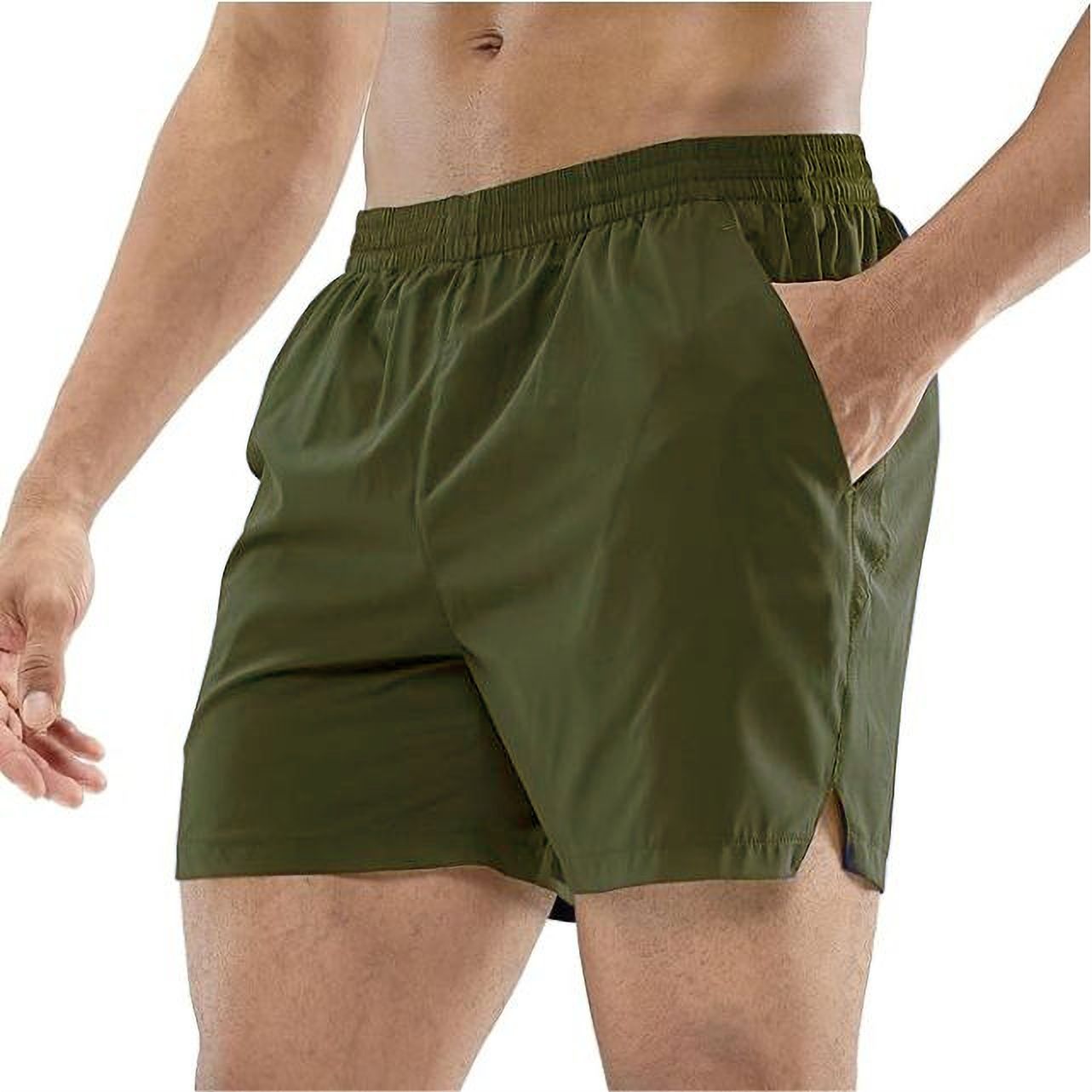 sandhya enterpriese Solid Men Green Gym Shorts, Running Shorts, Sports Shorts-picture-38