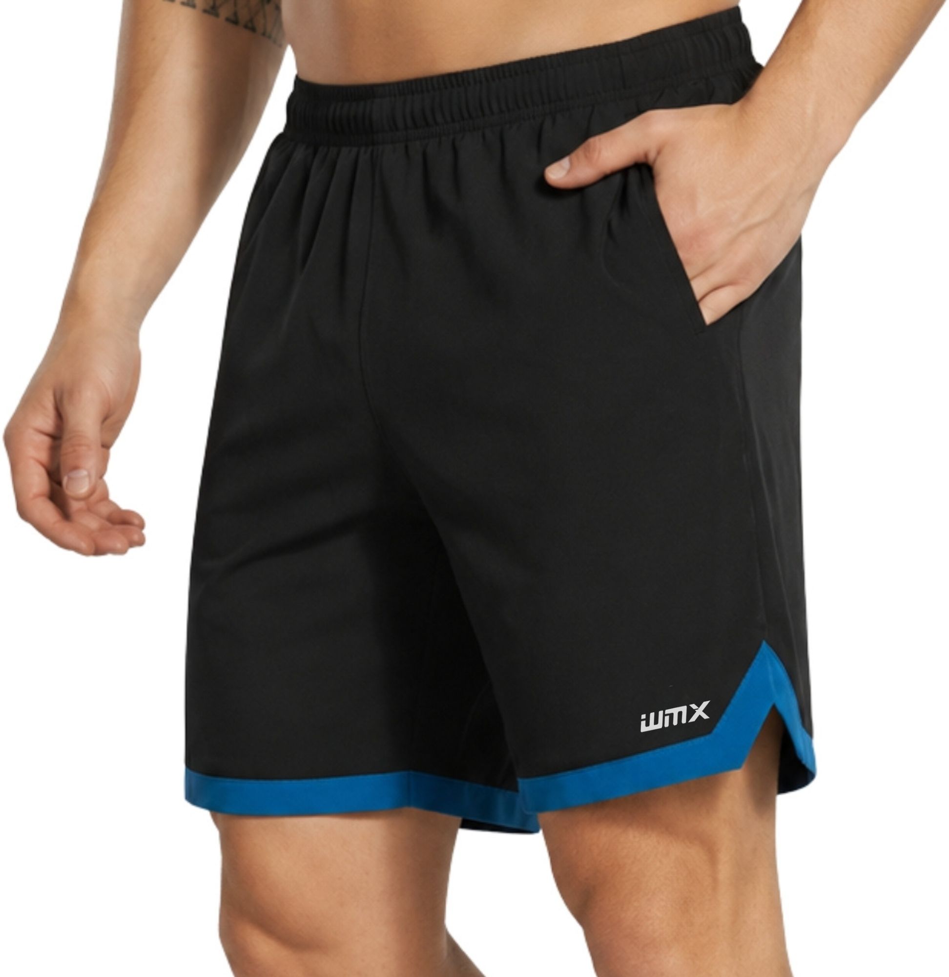 wmx Solid Men Black Casual Shorts-picture-19