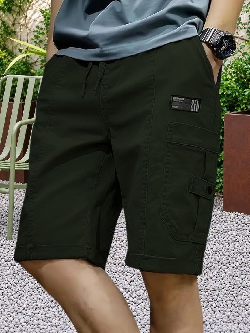 pitzz Solid Men Multicolor Cargo Shorts-picture-1