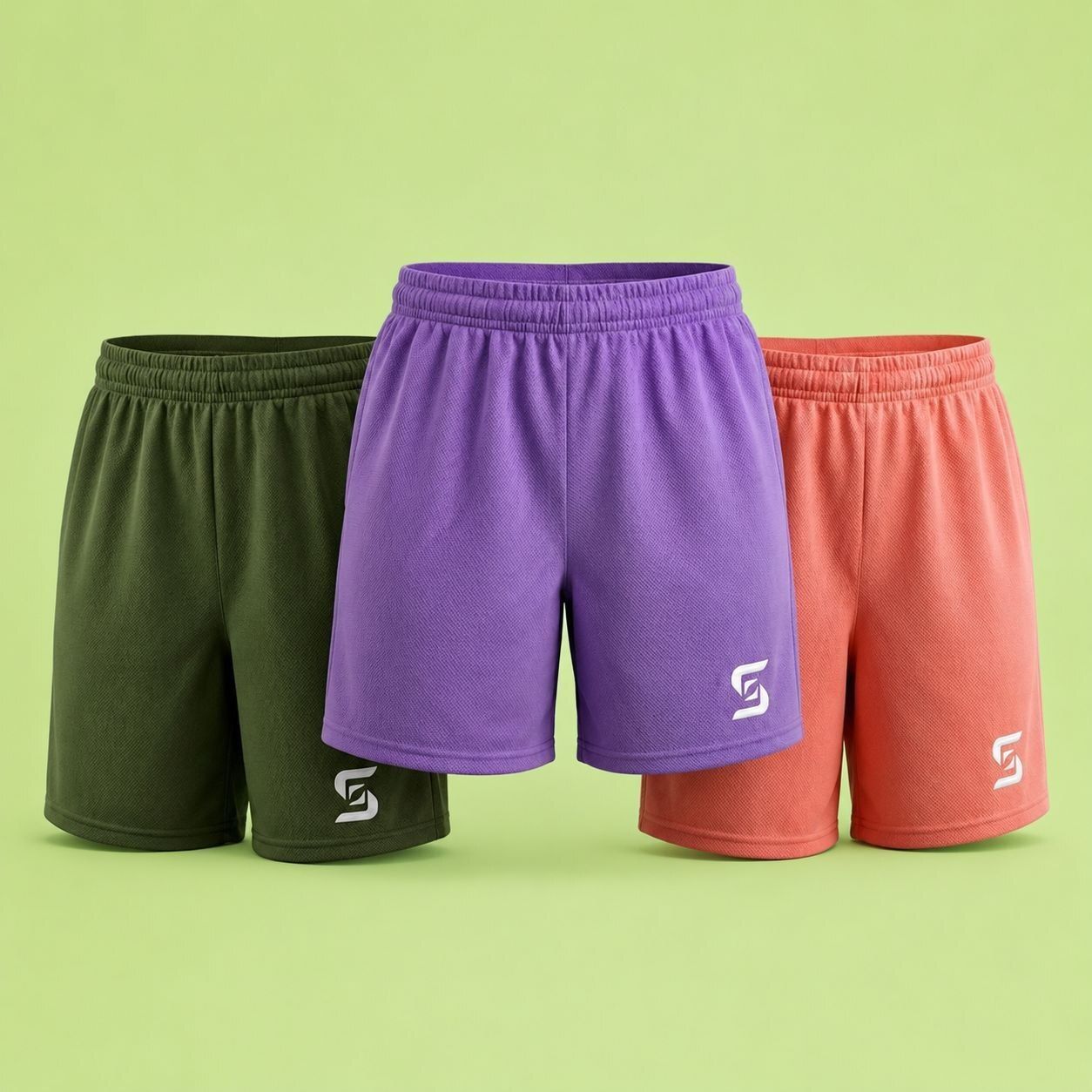 kavya collection Pack of 3 Self Design Women Green, Purple, Pink Boxer Shorts-picture-25