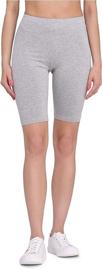 diving deep Solid Women Grey Cycling Shorts-picture-25