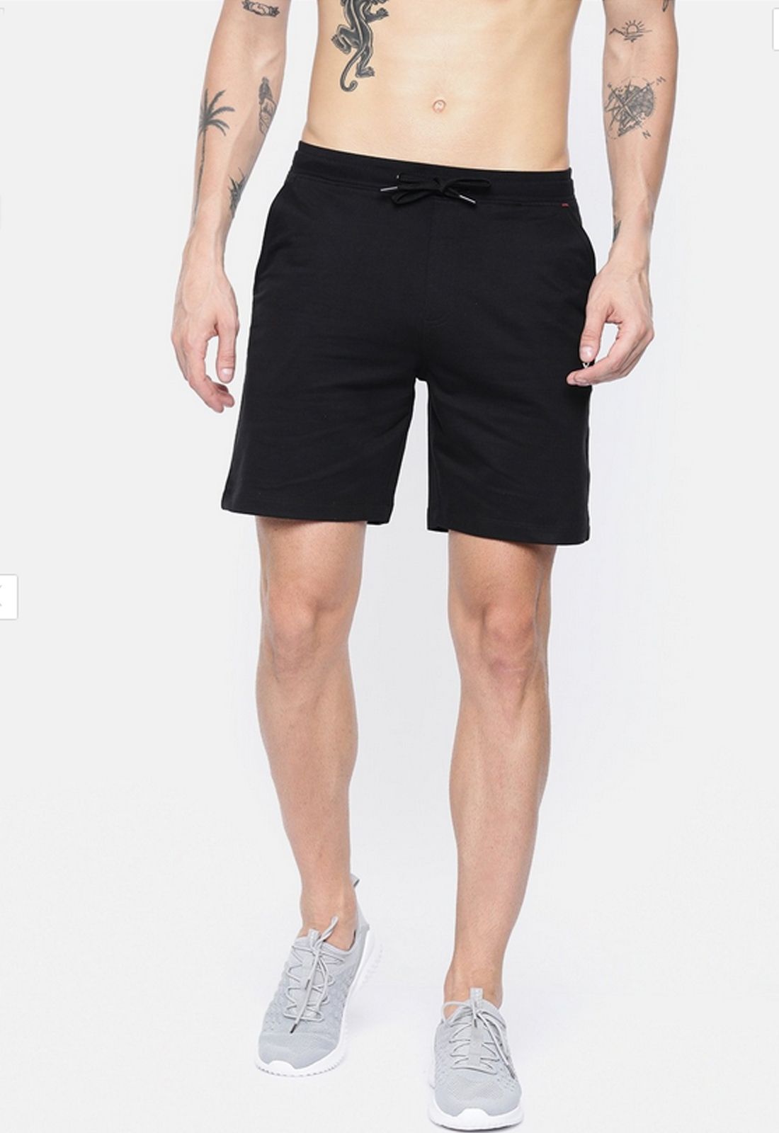 hrx by hrithik roshan Solid Men Black Regular Shorts-picture-28