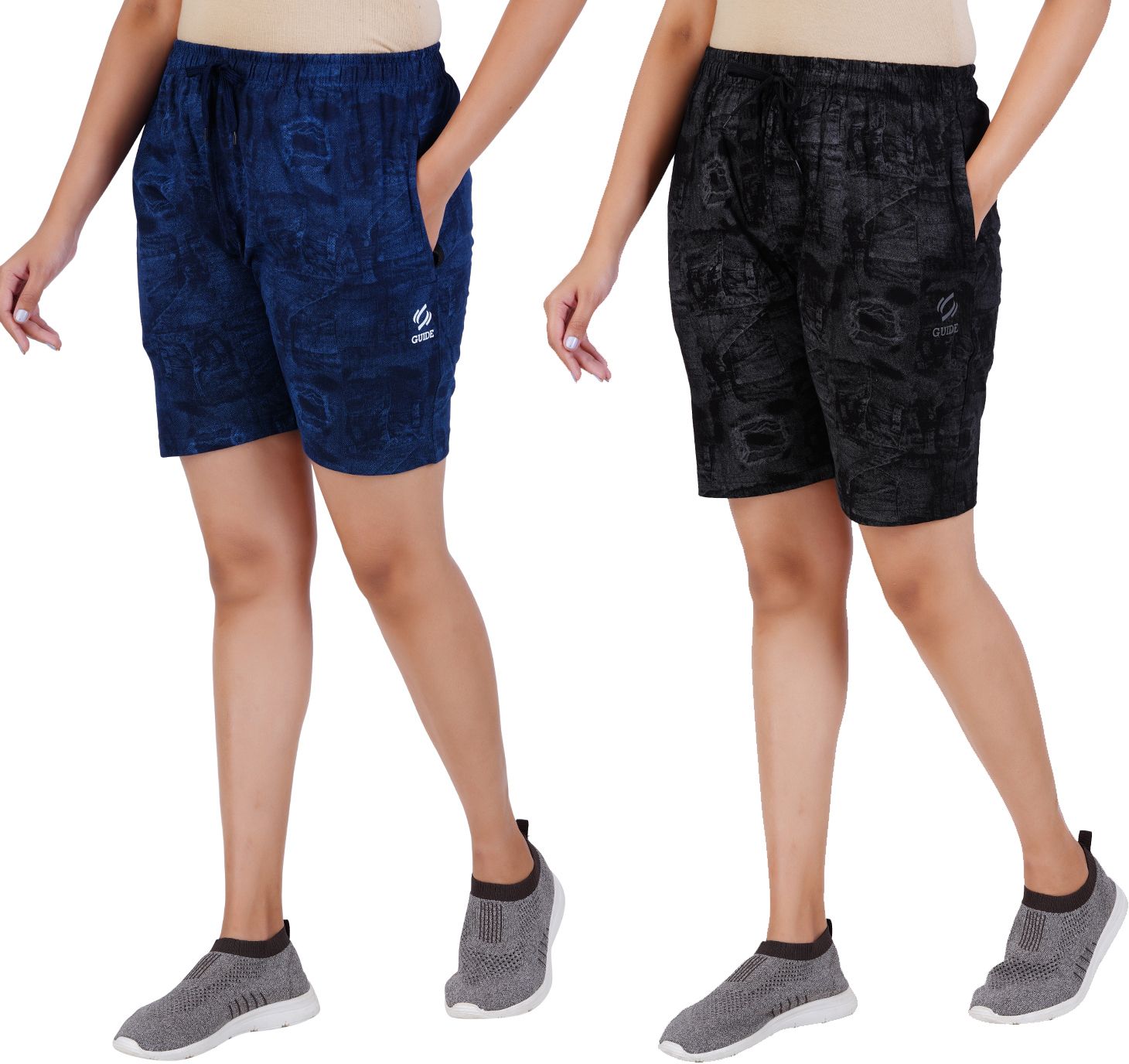 guide Pack of 2 Printed Women Multicolor Regular Shorts-picture-14