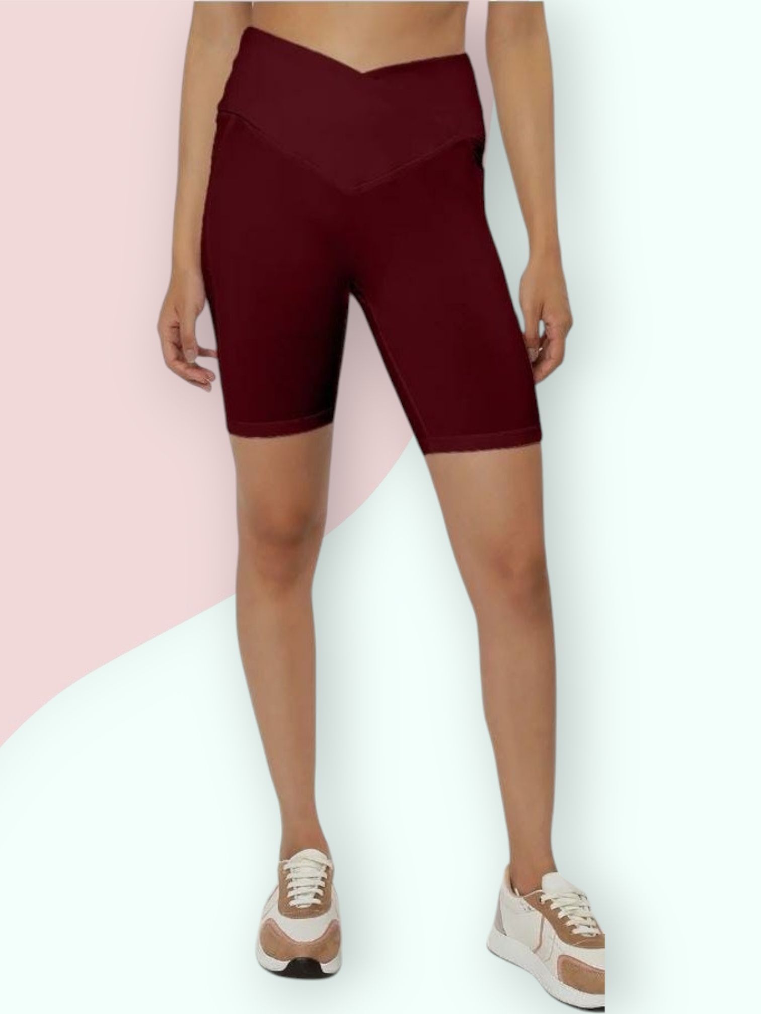 wearjukboxx Solid Women Maroon Tights-picture-30