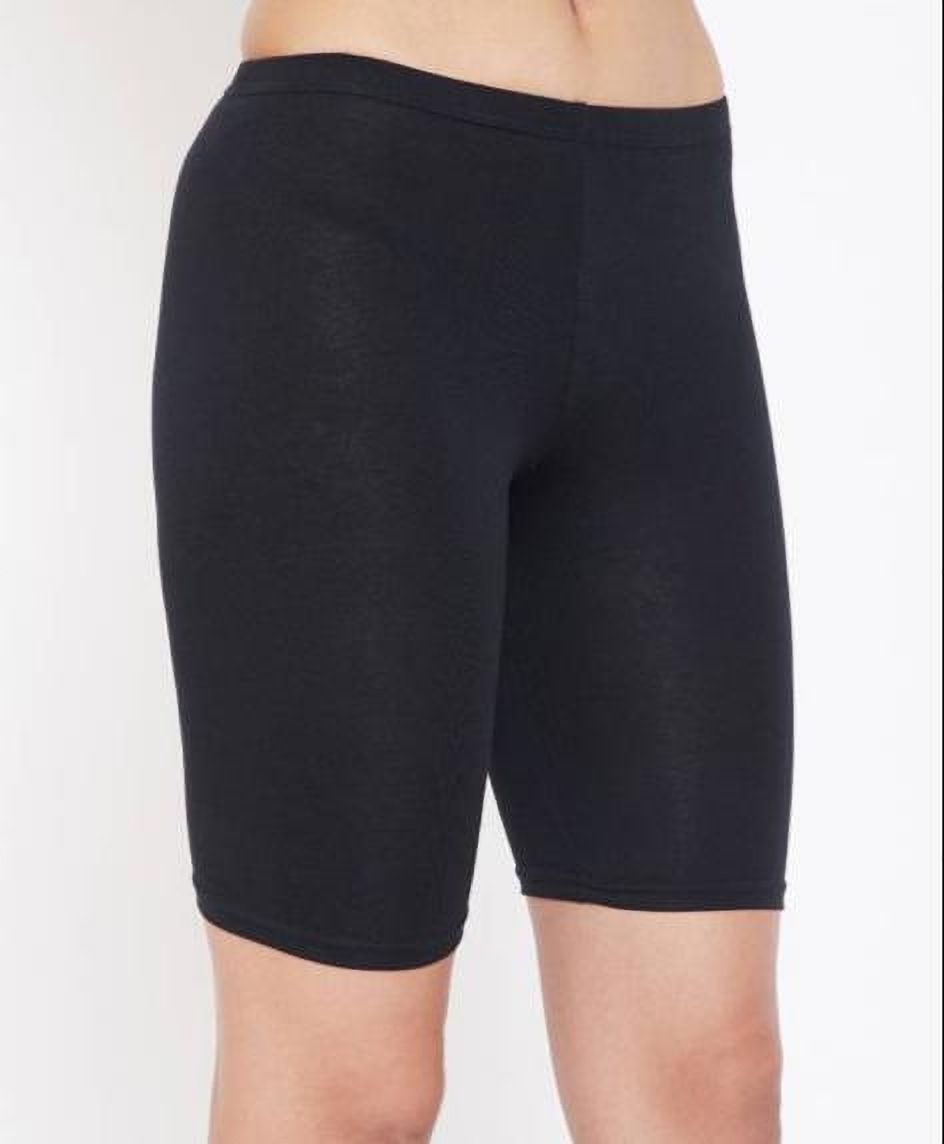 ladyland Solid Women Black Cycling Shorts-picture-24