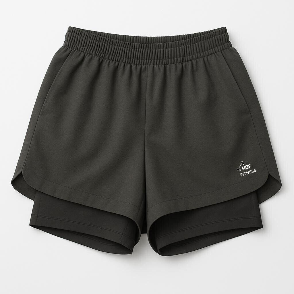 house of fusion Solid Women Black Gym Shorts, Cycling Shorts, Running Shorts, Sports Shorts, Casual Shorts-picture-25