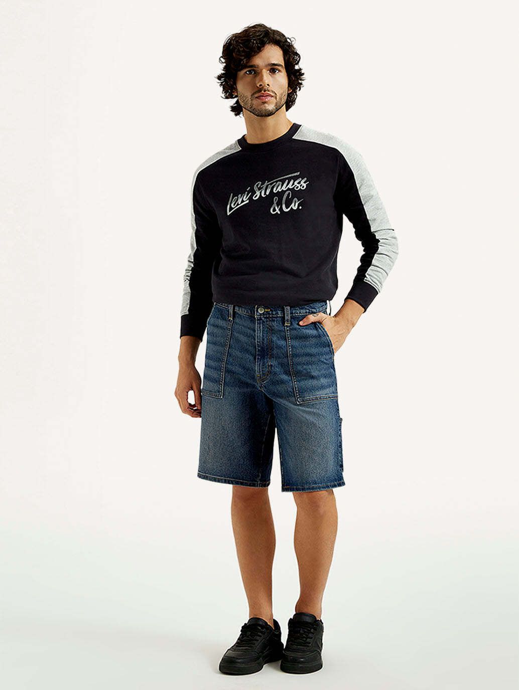 levi's Solid Men Blue Casual Shorts-picture-19