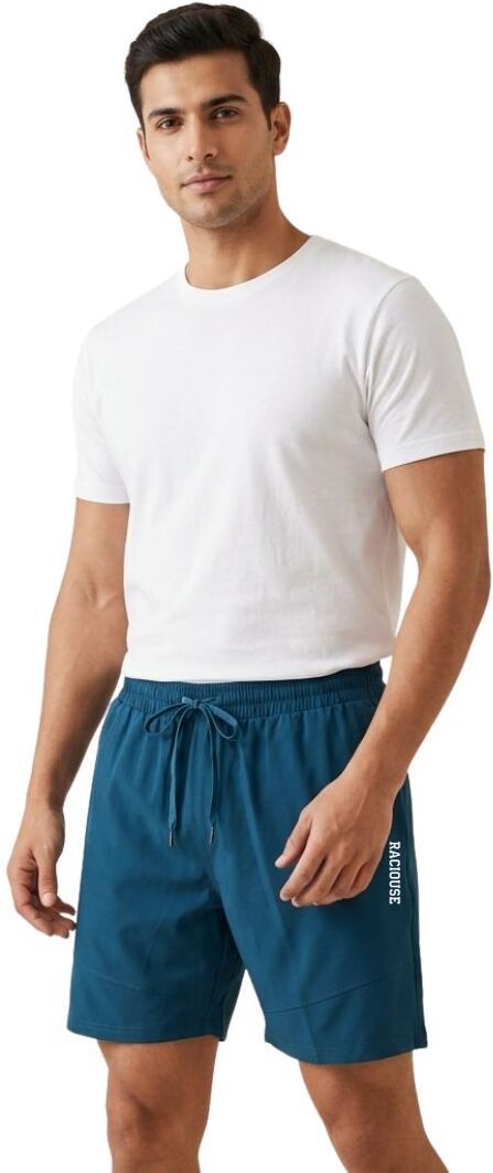 raciouse Solid Men Green Gym Shorts, Casual Shorts-picture-5
