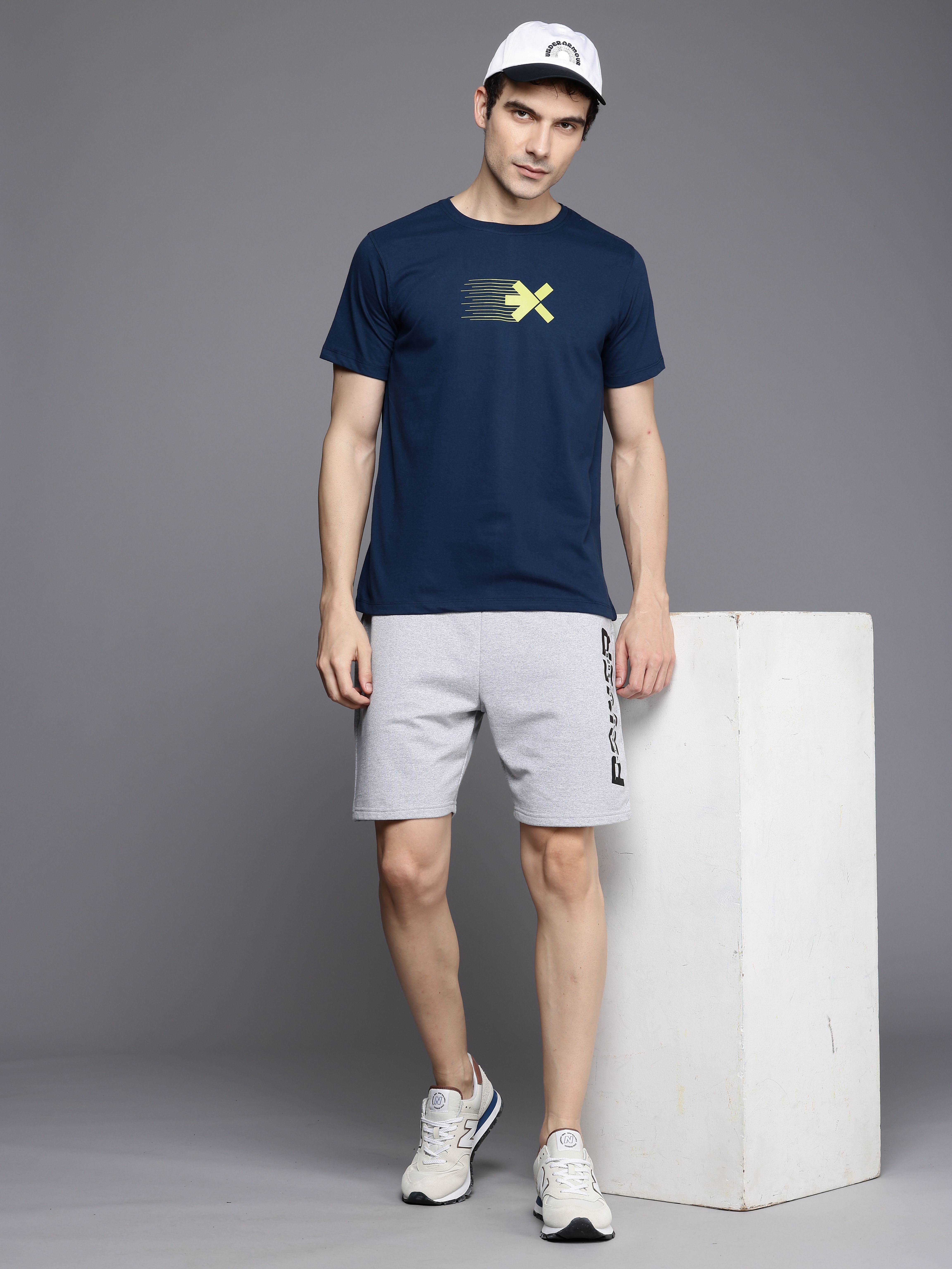 hrx by hrithik roshan Self Design Men Grey Regular Shorts-picture-12