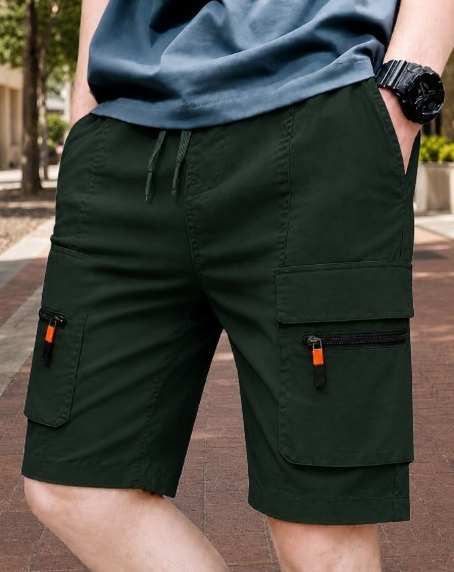 tyrell Solid Men Multicolor Cargo Shorts-picture-19
