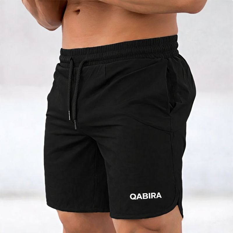 Solid Men Black Gym Shorts, Sports Shorts-image-26