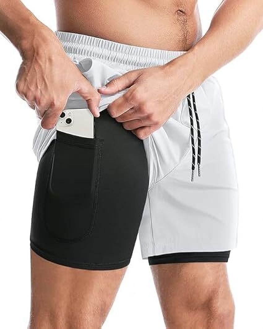truness Solid Men White Gym Shorts, Sports Shorts-picture-11