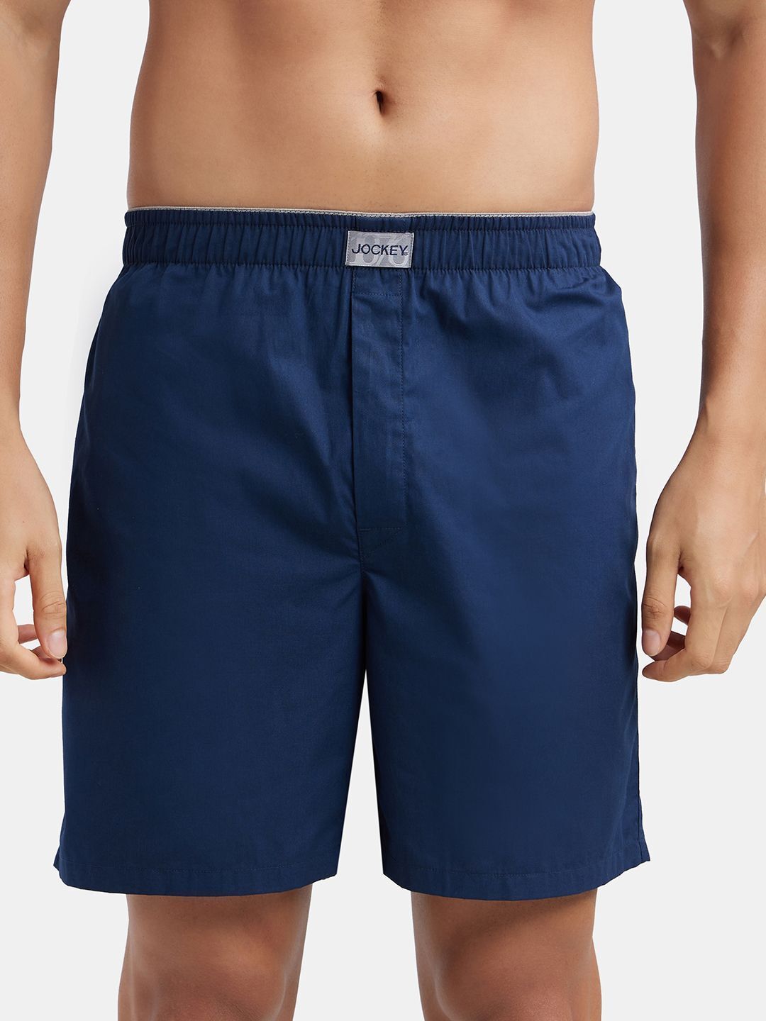 jockey Solid Men Blue Boxer Shorts-picture-21