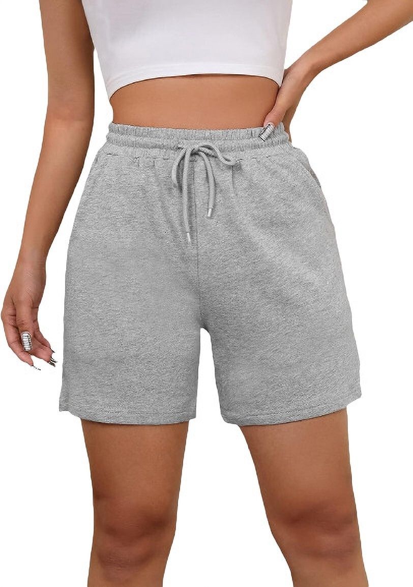 corsair blue Solid Women Grey Casual Shorts-picture-26