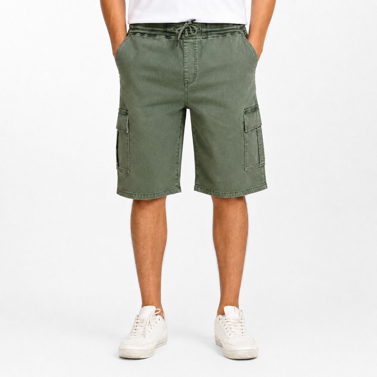 Pack of 5 Solid Men Light Green Chino Shorts, Denim Shorts, Regular Shorts, Casual Shorts-image-5