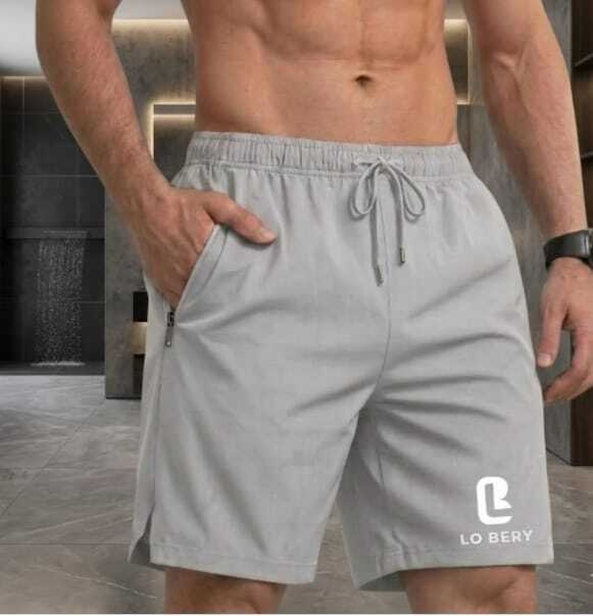 lo bery Solid Men Grey Boxer Shorts, Cycling Shorts, Regular Shorts, Running Shorts, Sports Shorts-picture-22